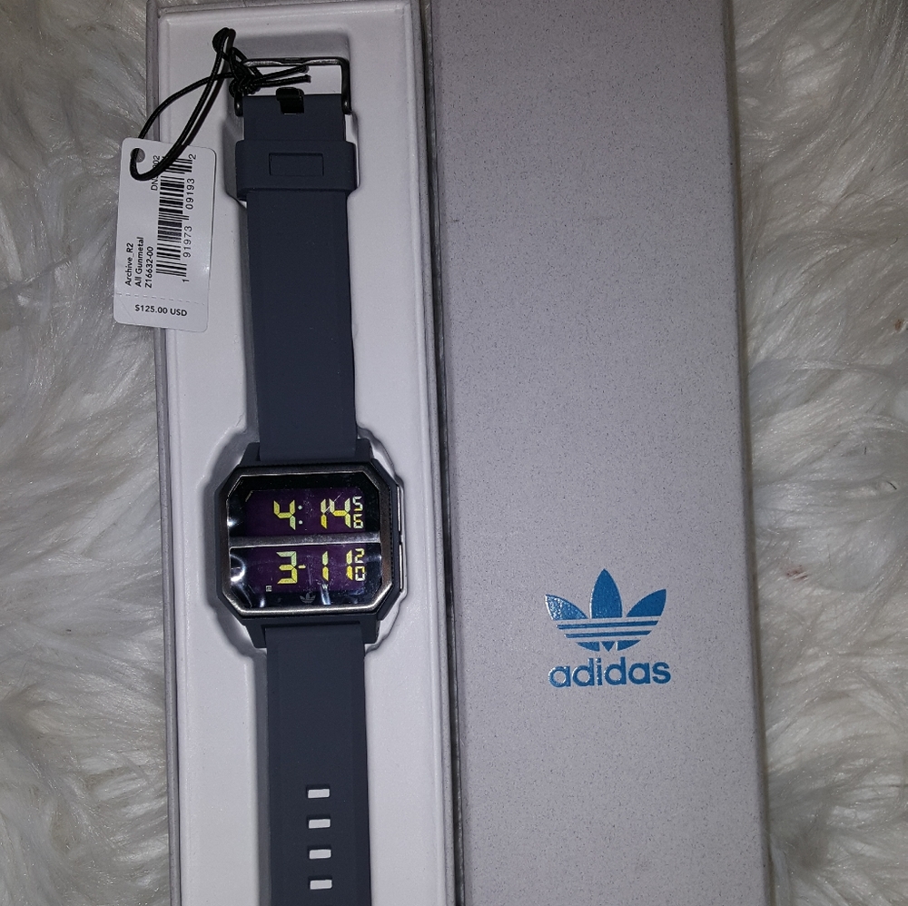 Adidas gunmetal ARCHIVE_R2 , 41 MM watch